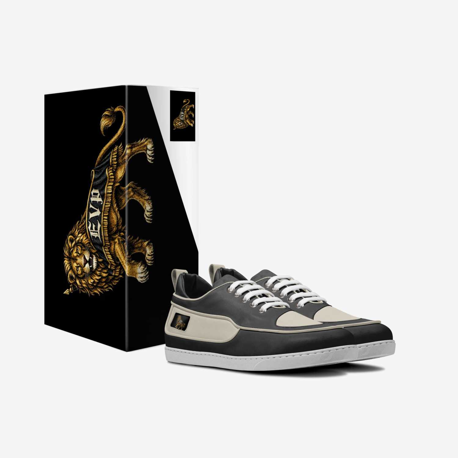 EVP lion emblem on tongue